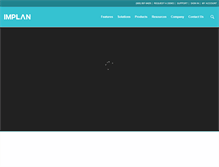 Tablet Screenshot of implan.com